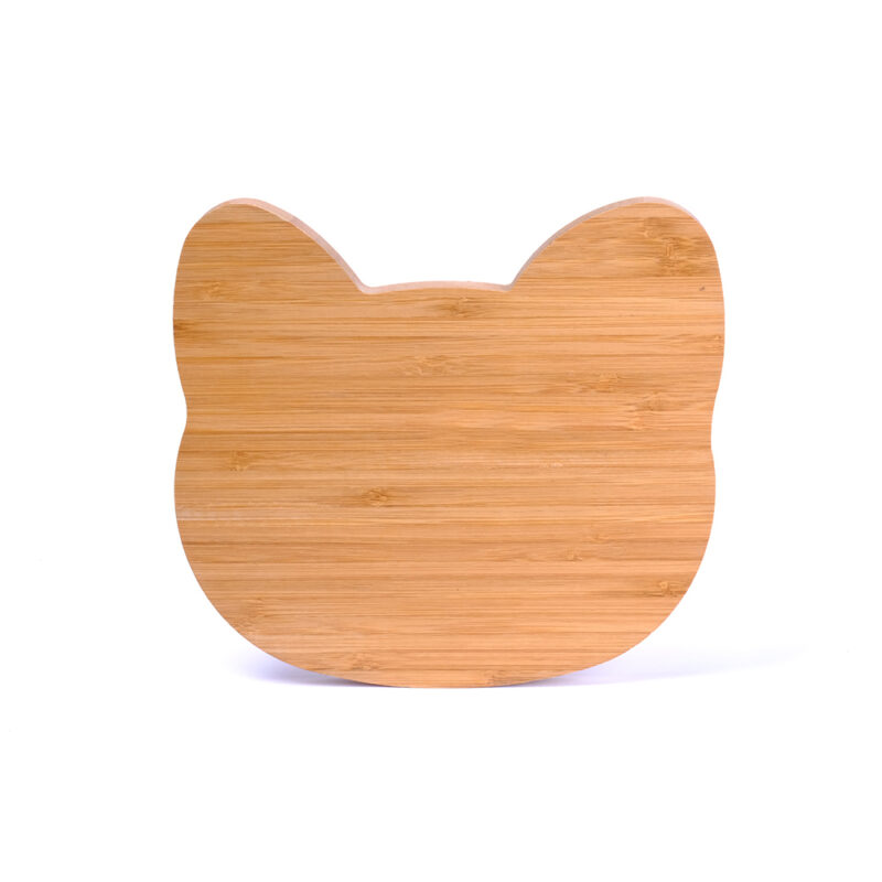 Bamboo Kid Plate Bamboo Dinner Tableware for Baby Feeding Tray (Fox)