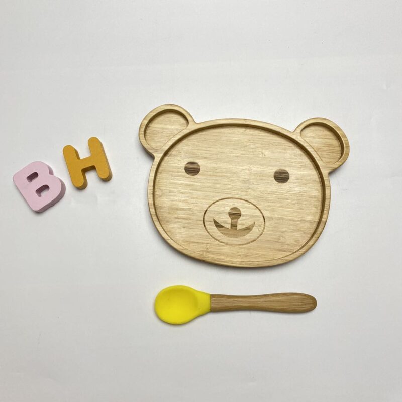 Bamboo Bear Suction Plate for Baby