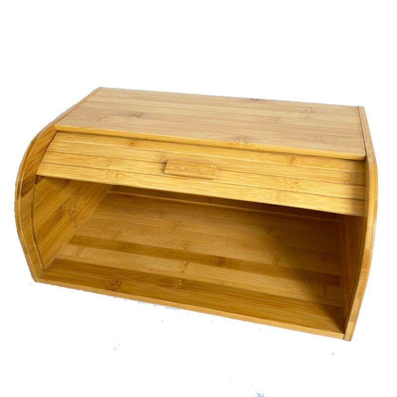 Bamboo Bread Box Countertop Bread Storage Bread Box Kitchen Food Storage Box