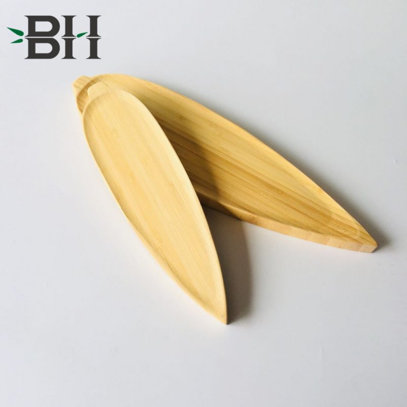 Bamboo Reusable Plates Wood Sushi Dishes