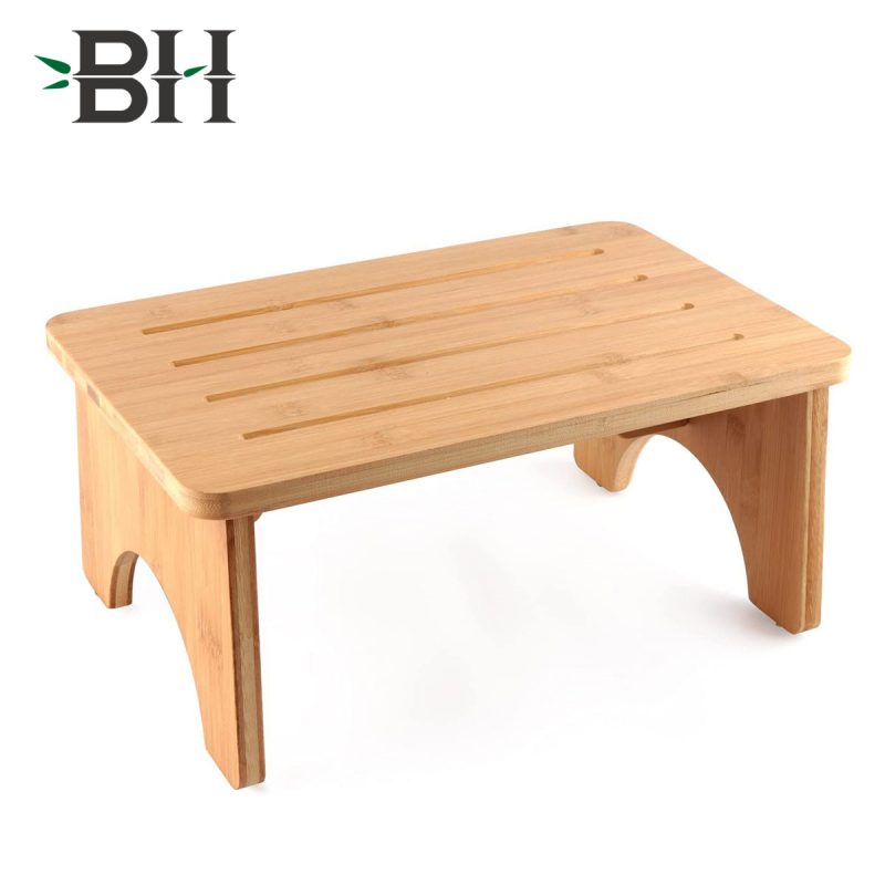 Bamboo Step Stool for Adults and Kids