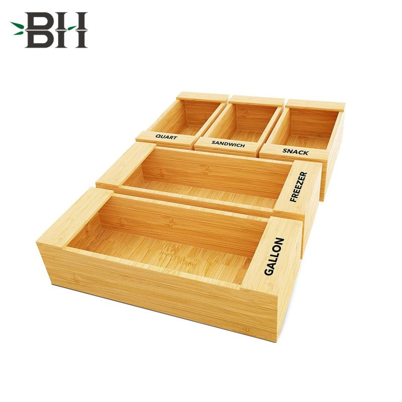 Bag Storage Organizer for Kitchen Drawer  (5 Pack Set)