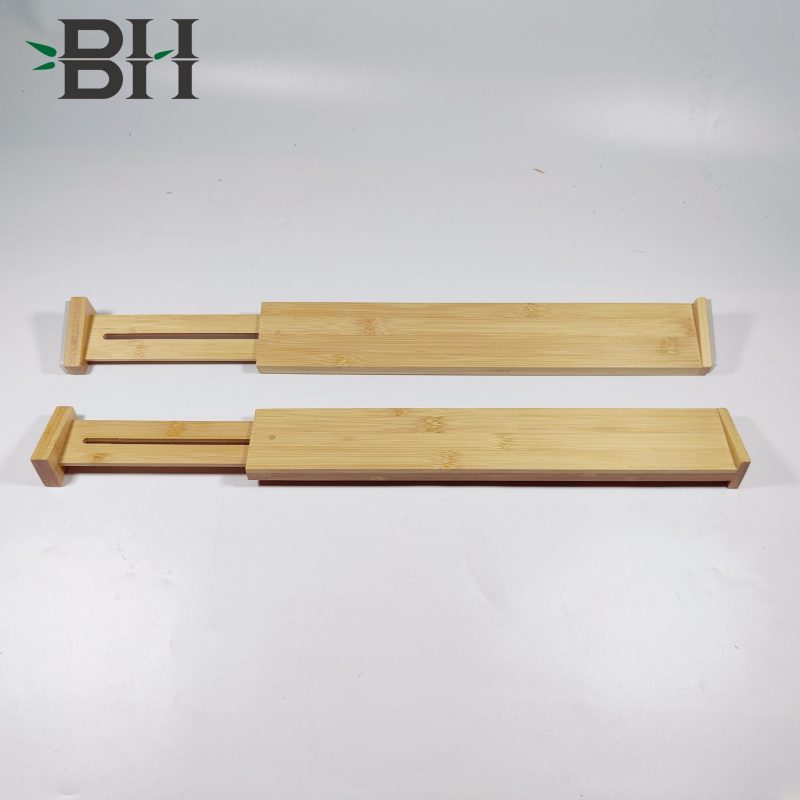 Bamboo Drawer Dividers (Customized End)